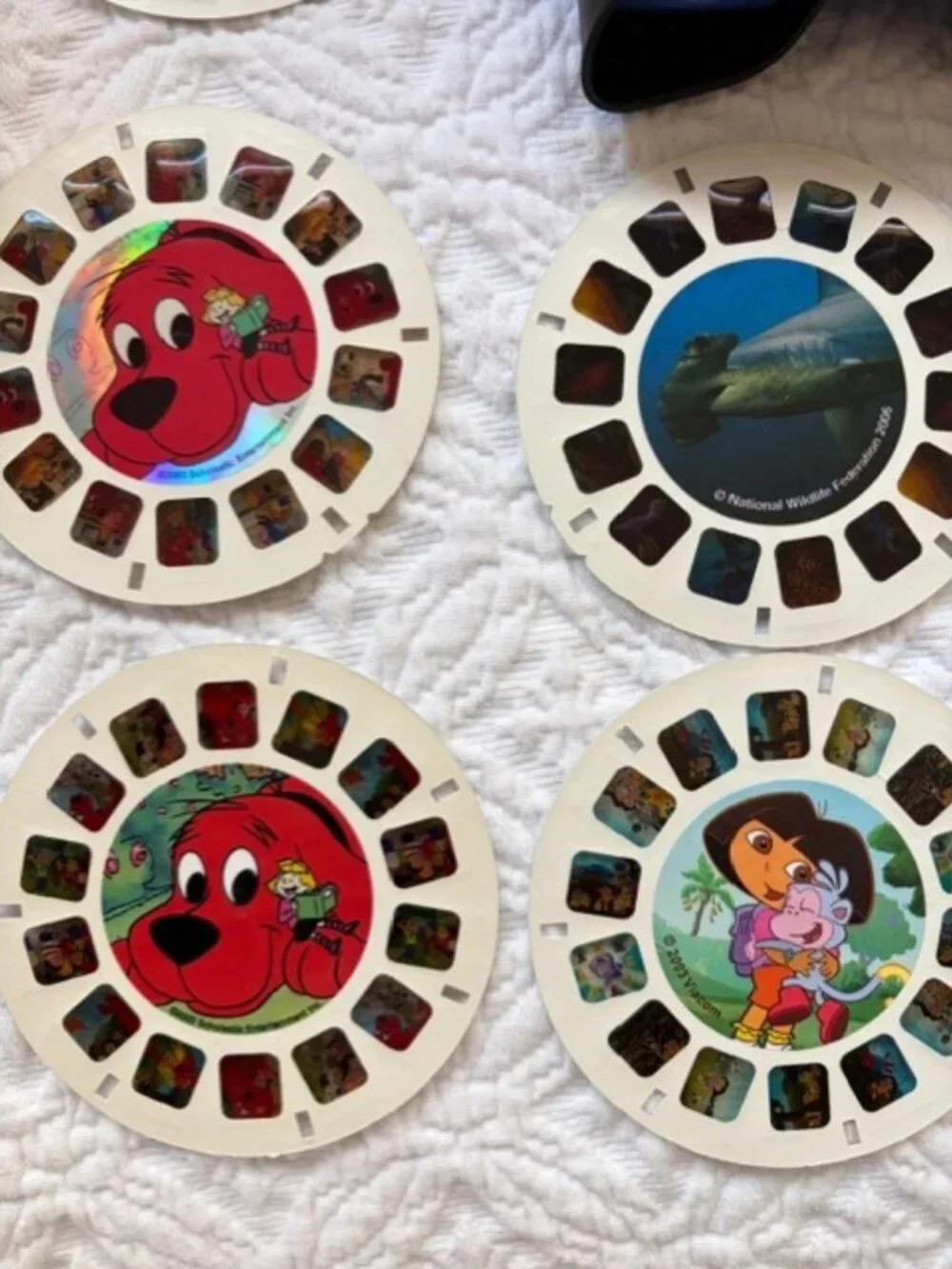 Vintage 2000s Fisher-Price View Master 3D Photo Viewer Blue/Orange w/Reels Works
